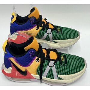 Nike Lebron Witness VII Basketball Shoes Mens Size 7.5 Multi Color (DM1123-501)
